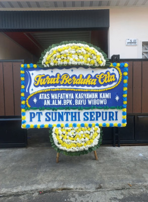 Papan Bunga Duka di Padaasih